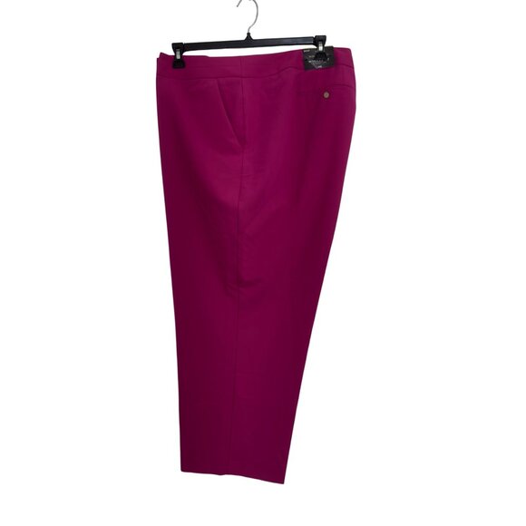 Worthington Woman Modern Fit Straight Leg Ankle Pants Size 30W Adventure Pink - Picture 10 of 14